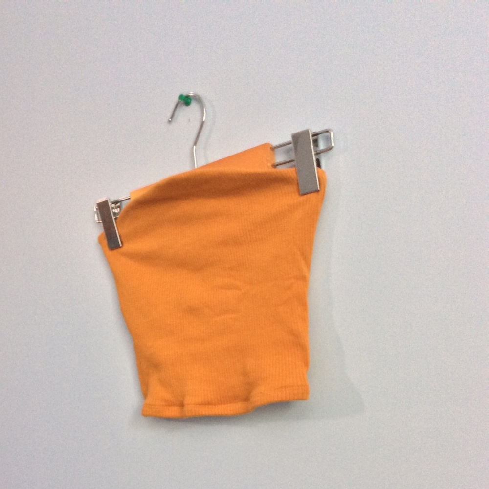 Mustard Ribbed Tube Top - Picture 6 of 6